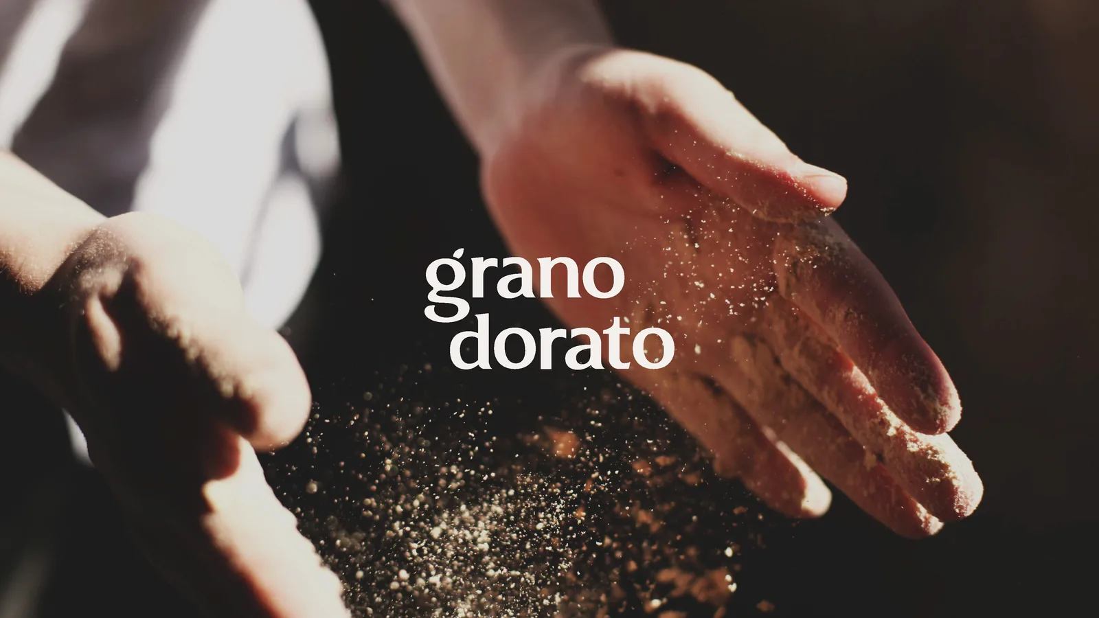 Marca da Grano Dorato sobre farinha e massa